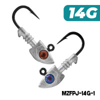 MAZUZEE - Predator Jighead - 14G (Hook: 32833UN-BN 3/0)